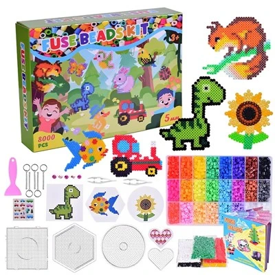 Fuse Beads Kit med skogstema